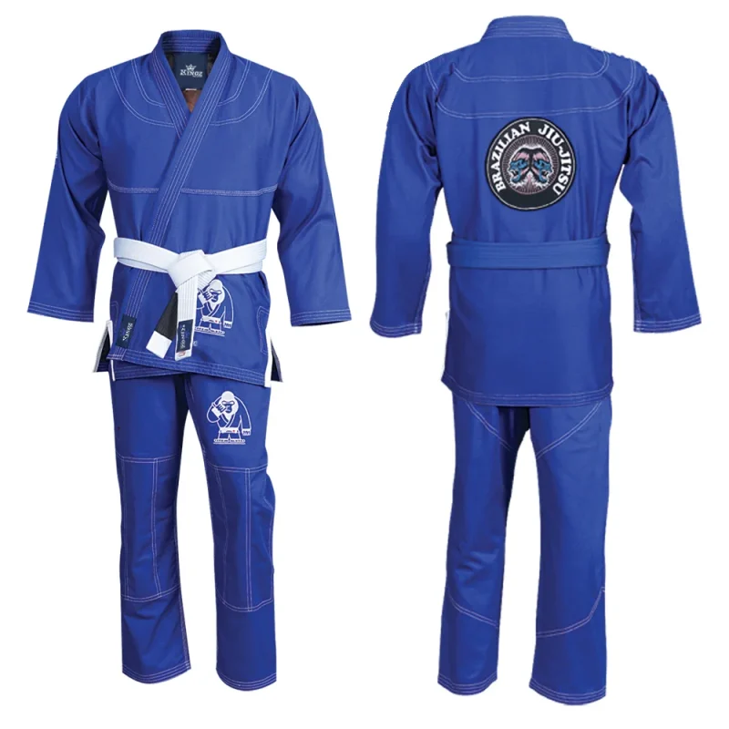 Best Jiu Jutsu Uniform Front and Back View – Royal Blue Brazilian Jiu-Jitsu Gi